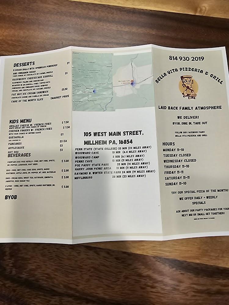 Bella Vita Pizzeria & Grill Menu image 3